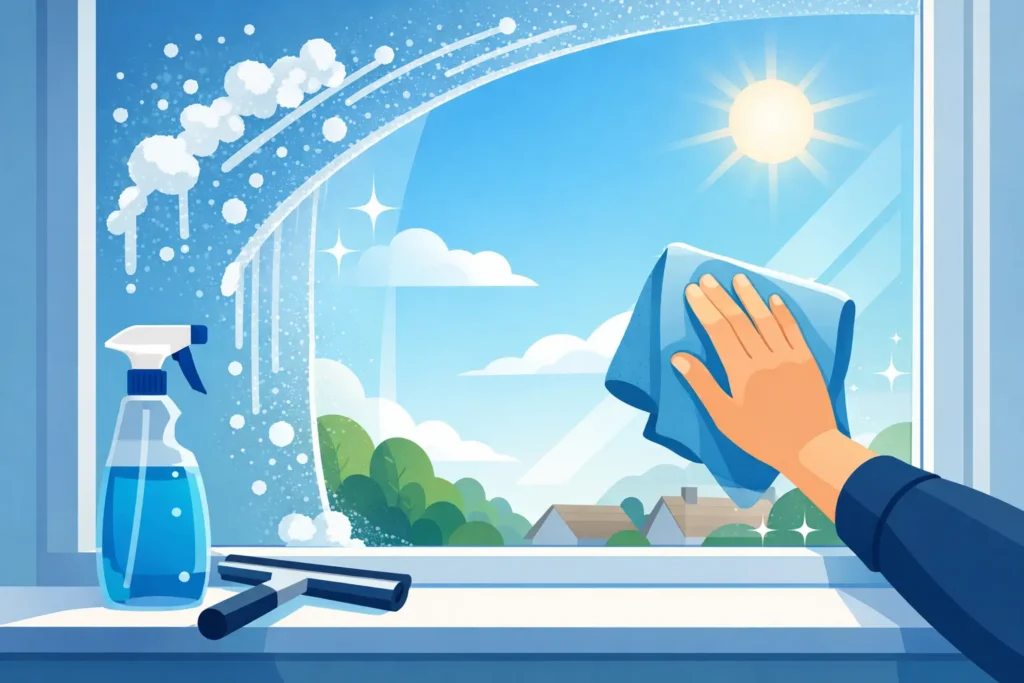 How to Clean Windows Without Streaks