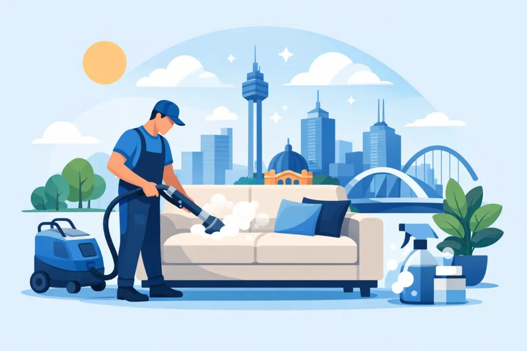 Upholstery Steam Cleaning Near Me in Melbourne